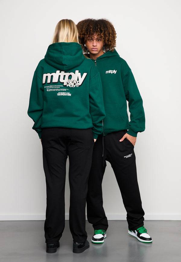 Multiply Spparel Oversize Zip Hoodie HEAT Botanical Garden Blitzangebot