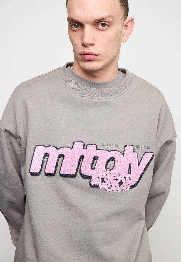 Multiply Spparel Oversize Sweatshirt CLIMATE Moon Mist Neuheiten
