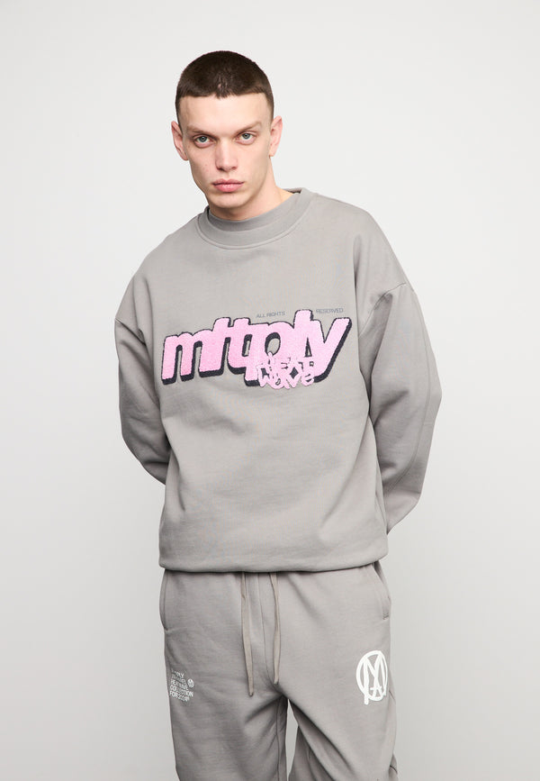 Multiply Spparel Oversize Sweatshirt CLIMATE Moon Mist Neuheiten