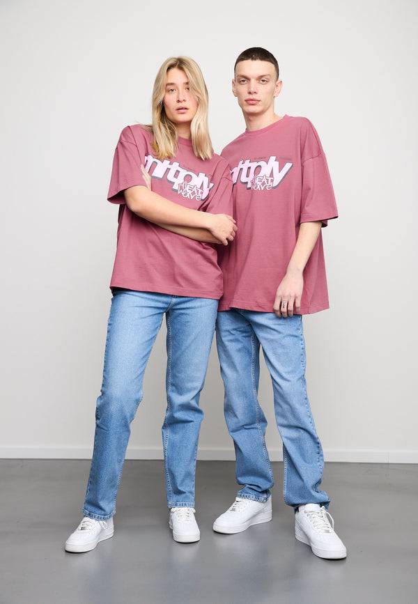 Multiply Spparel Oversize T-Shirt CLIMATE Rose Wine Kauf eins, bekomm eins gratis