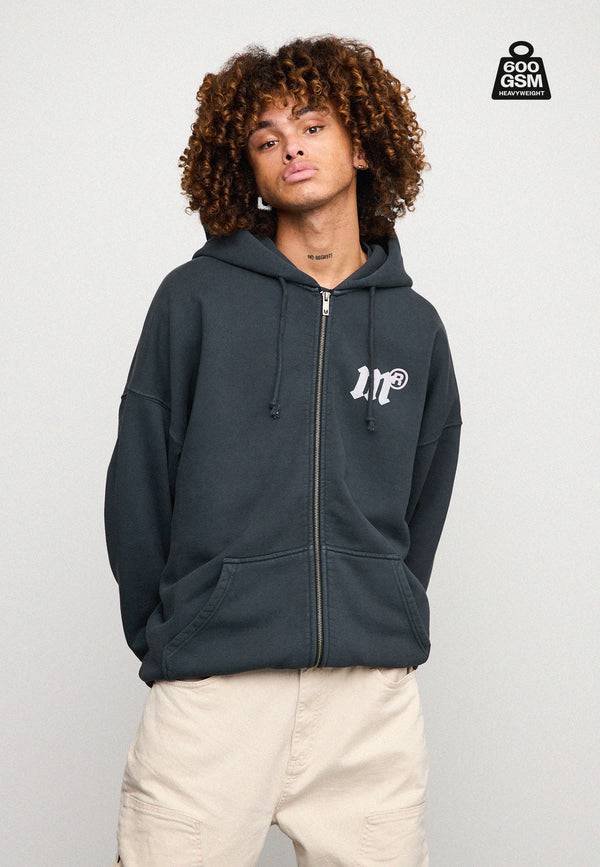 Multiply Spparel Oversize Zip Hoodie MASSIVE Black Soda Wochenangebot