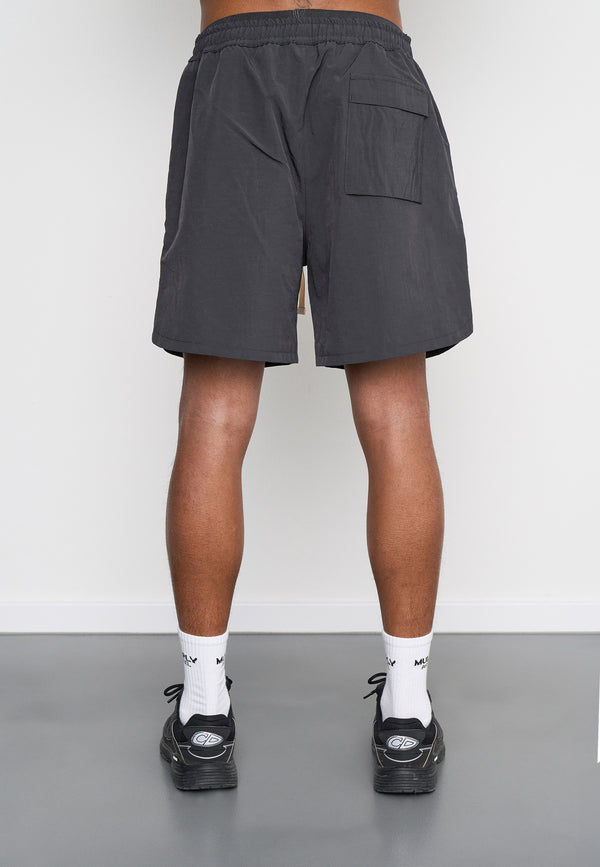 Multiply Spparel Woven Shorts SKETCH Black Soda Nur noch ein Tag übrig