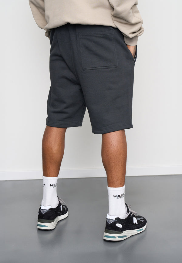 Multiply Spparel Shorts ANTIQUE Black Soda Washed Super Rabatt