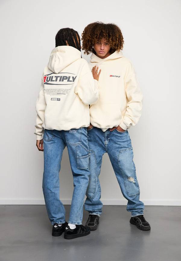Multiply Spparel Oversize Hoodie ACCUSED Egret Online