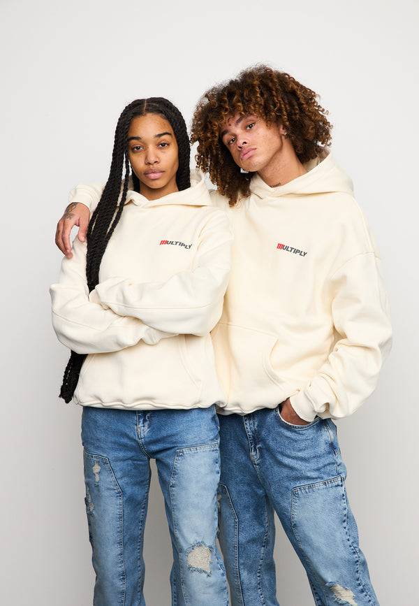 Multiply Spparel Oversize Hoodie ACCUSED Egret Online