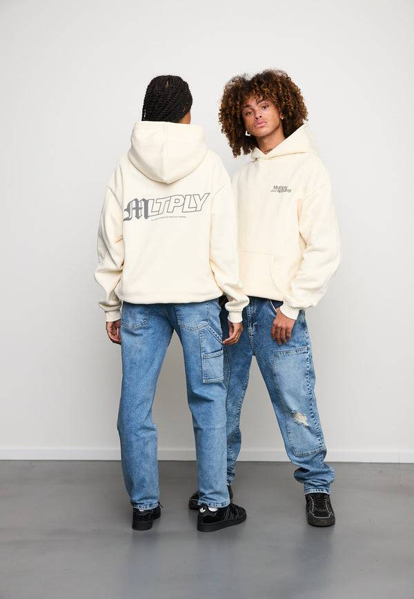 Multiply Spparel Oversize Hoodie COURT Egret Verkauf