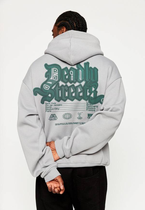 Multiply Spparel Oversize Hoodie DEADLY Ultimate Grey Angebote