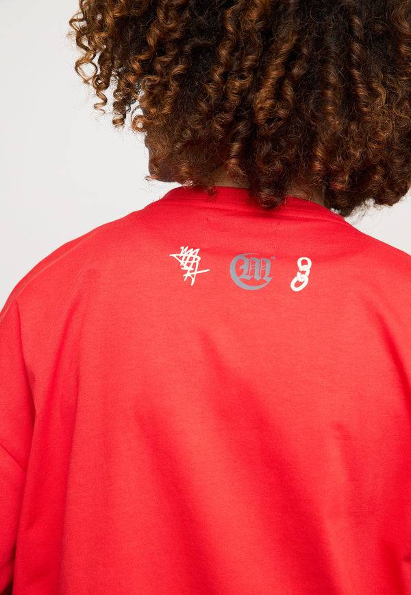 Multiply Spparel Oversize T-Shirt BAIL Flame Scarlet Günstiger Verkauf
