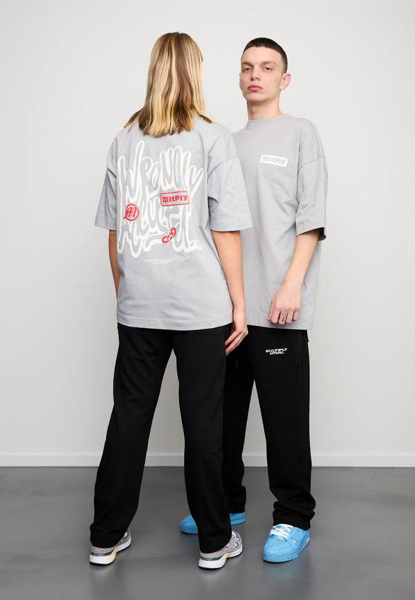 Multiply Spparel Oversize T-Shirt RIGHTS Ultimate Grey Blitzverkäufe