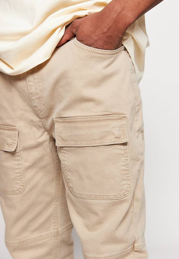 Multiply Spparel Multiply Denim FRONT POCKET Simply Taupe Rabatt