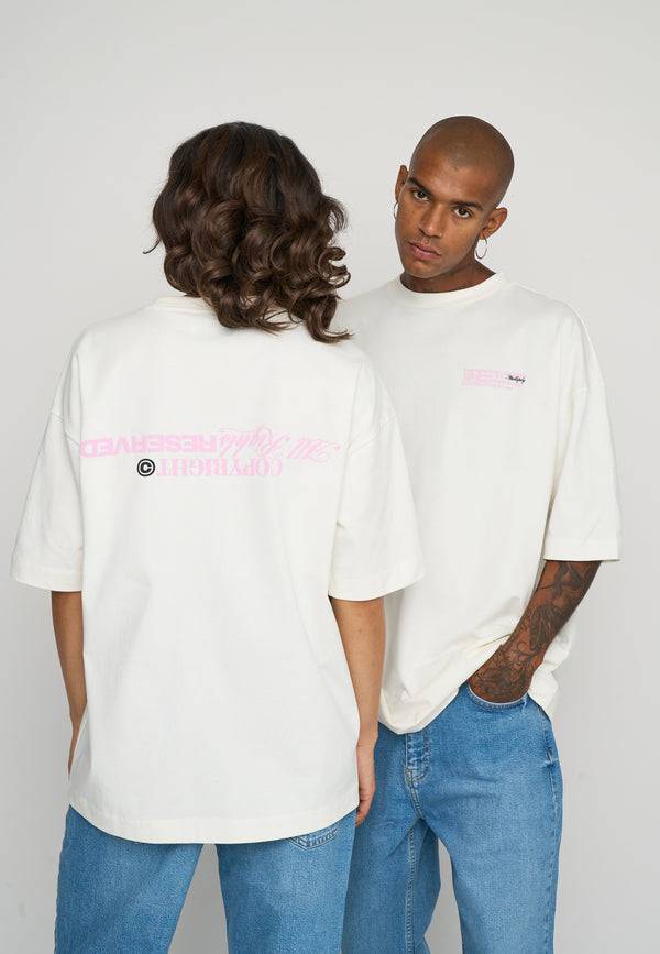 Multiply Spparel Oversize T-Shirt RESERVED Snow White Begrenztes Angebot