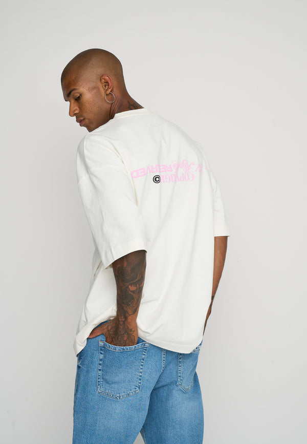 Multiply Spparel Oversize T-Shirt RESERVED Snow White Begrenztes Angebot