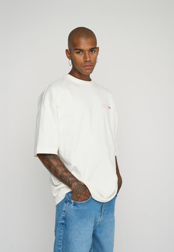 Multiply Spparel Oversize T-Shirt RESERVED Snow White Begrenztes Angebot