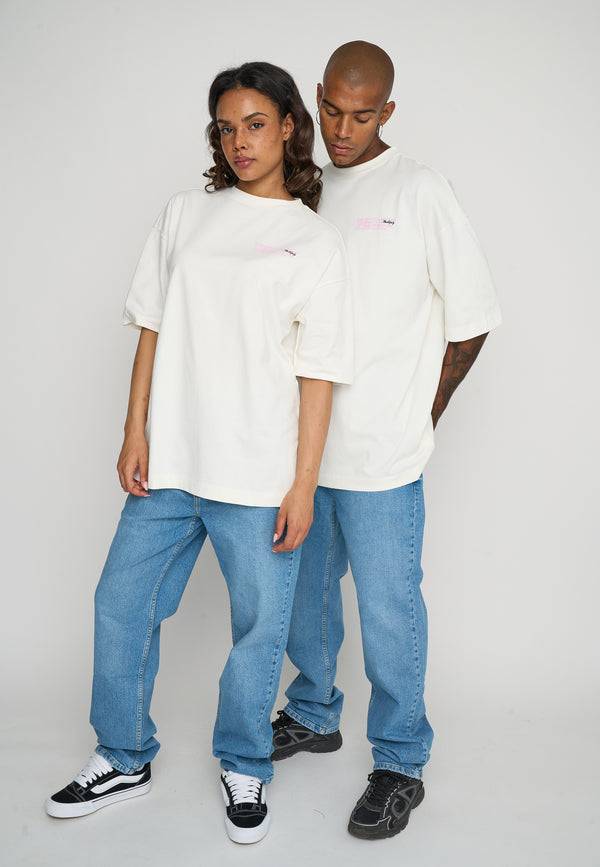 Multiply Spparel Oversize T-Shirt RESERVED Snow White Begrenztes Angebot