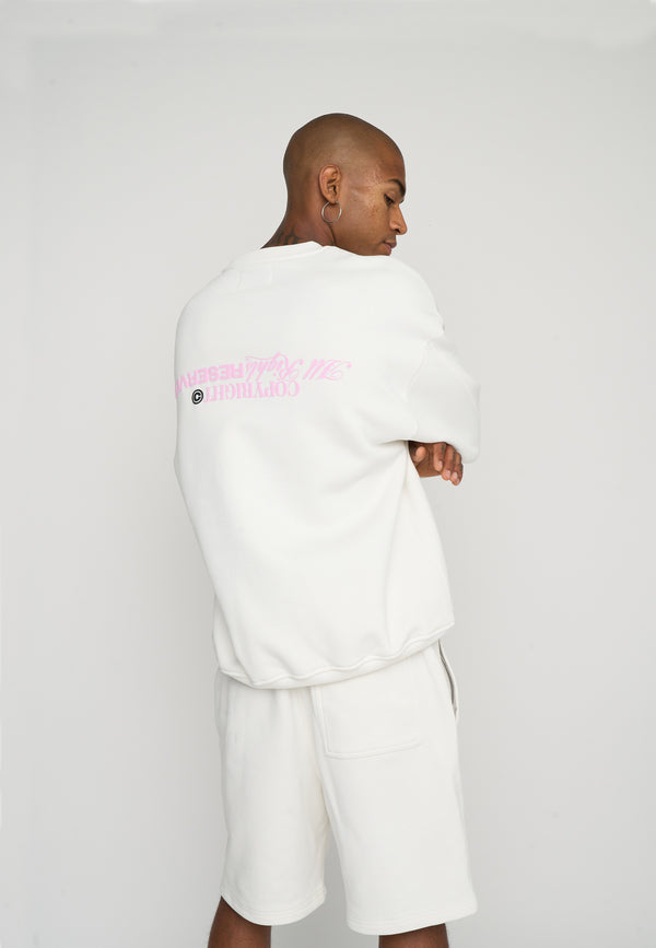 Multiply Spparel Oversize Sweatshirt RESERVED Snow White Online Shopping