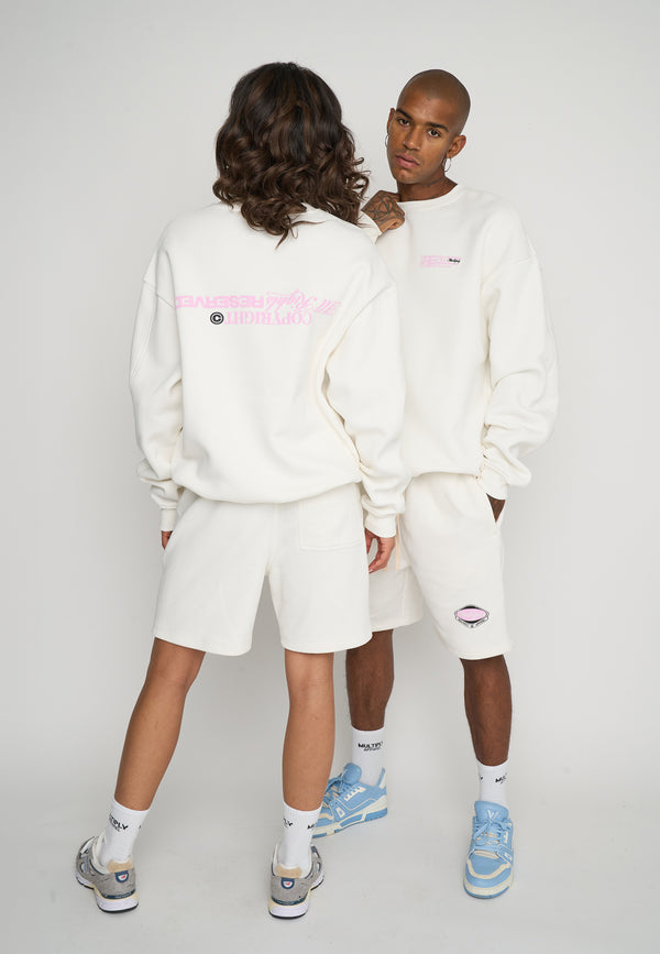 Multiply Spparel Oversize Sweatshirt RESERVED Snow White Online Shopping
