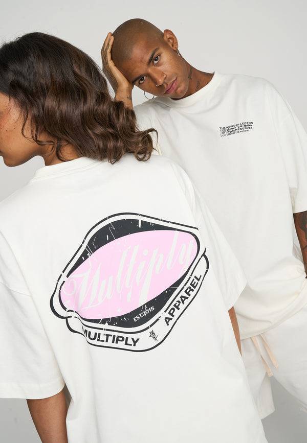 Multiply Spparel Oversize T-Shirt CREW Snow White Exklusivangebot