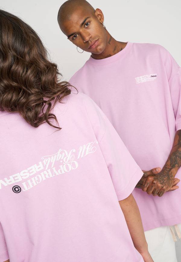 Multiply Spparel Oversize T-Shirt RESERVED Pink Lavender Black Friday
