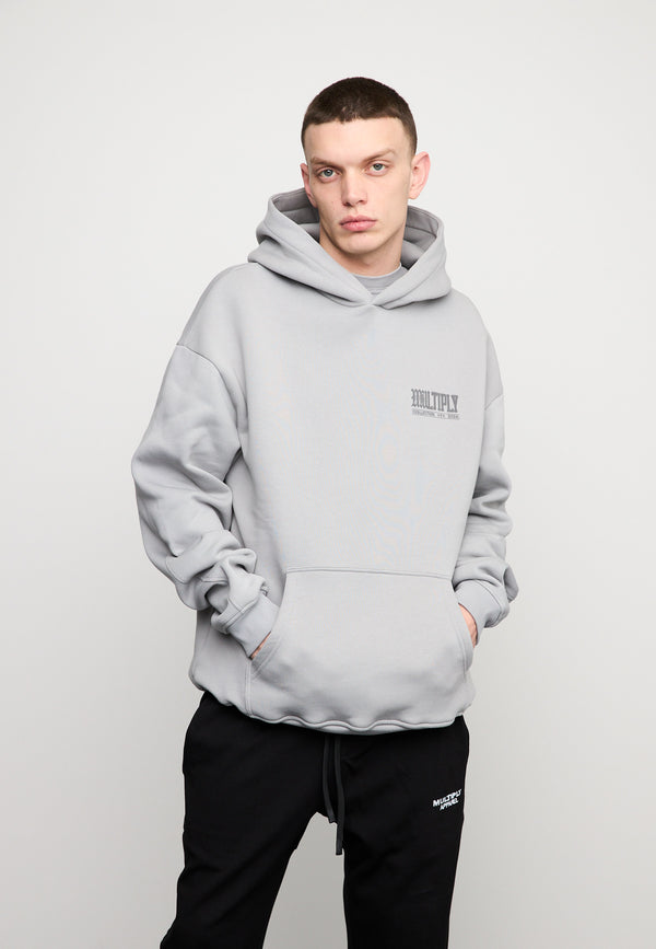 Multiply Spparel Oversize Hoodie WRONGLY Ultimate Grey Online Outlet