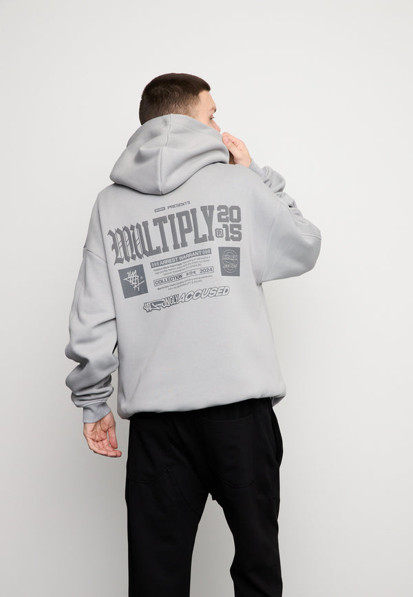 Multiply Spparel Oversize Hoodie WRONGLY Ultimate Grey Online Outlet