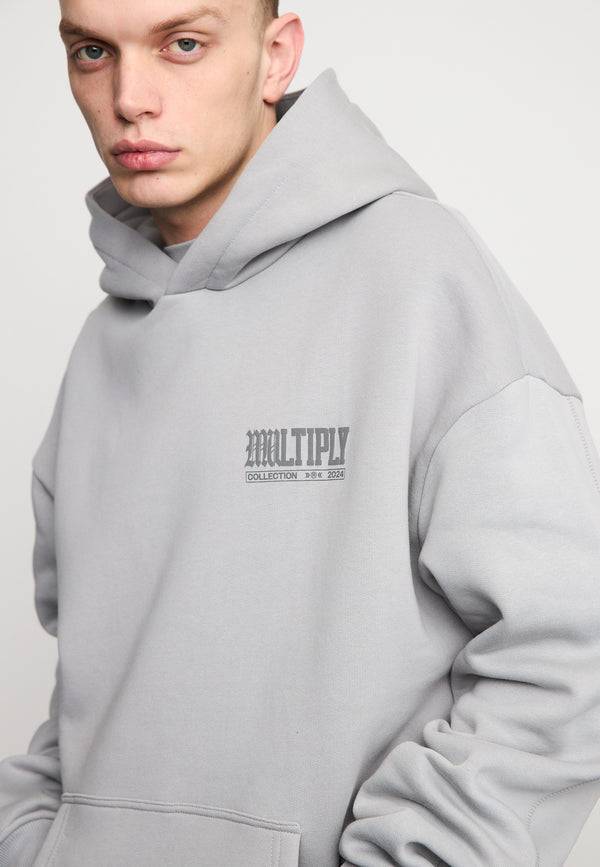 Multiply Spparel Oversize Hoodie WRONGLY Ultimate Grey Online Outlet