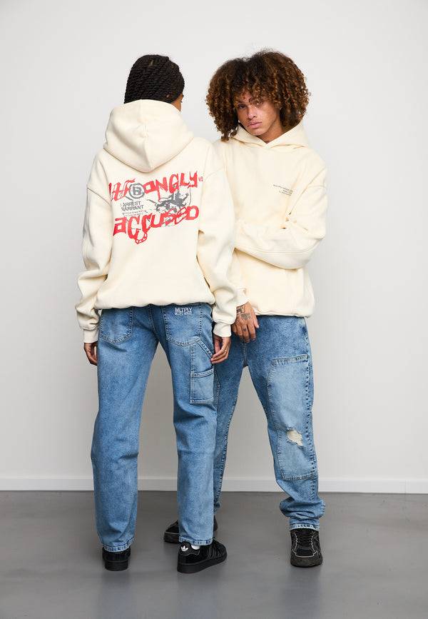 Multiply Spparel Oversize Hoodie INNOCENCE Egret Saisonale Angebote