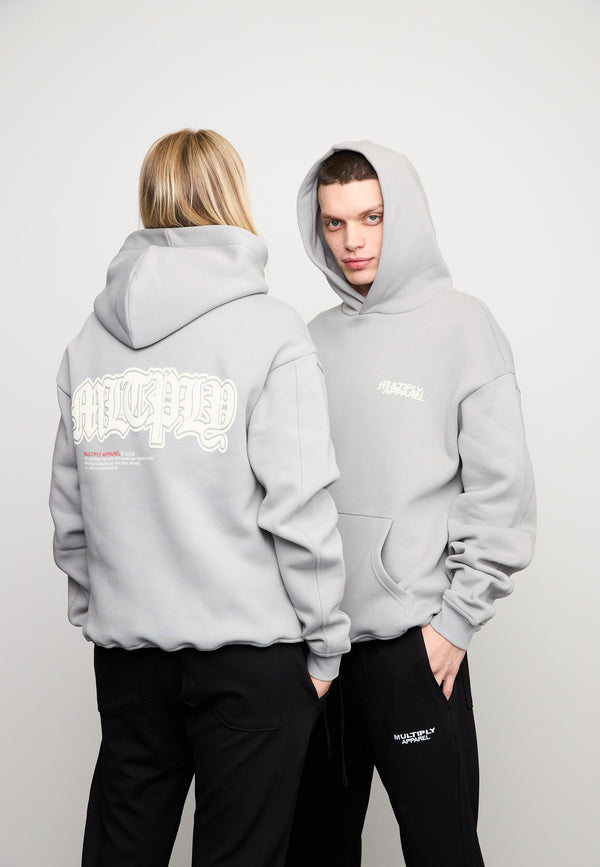 Multiply Spparel Oversize Hoodie MISJUDGED Ultimate Grey Räumungsverkauf