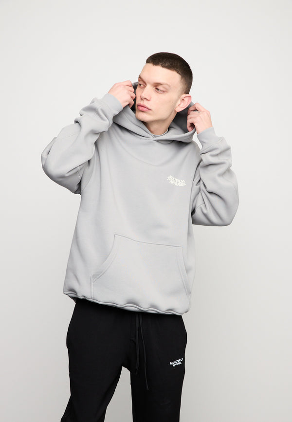 Multiply Spparel Oversize Hoodie MISJUDGED Ultimate Grey Räumungsverkauf