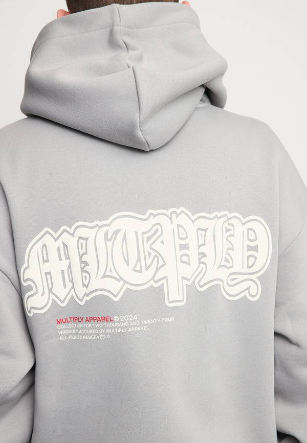 Multiply Spparel Oversize Hoodie MISJUDGED Ultimate Grey Räumungsverkauf