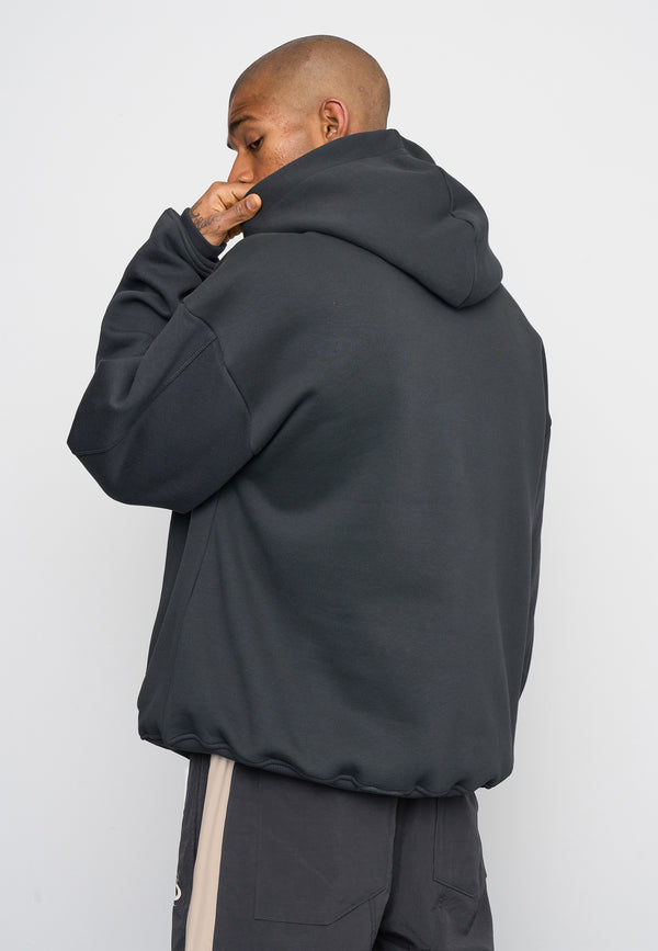 Multiply Spparel Oversize Hoodie VINTAGE Black Soda Washed Tägliche Deals
