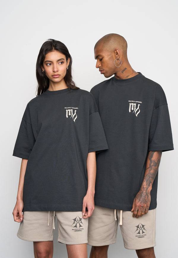 Multiply Spparel Oversize T-Shirt KICKFLIP Black Soda Washed Wochenangebot