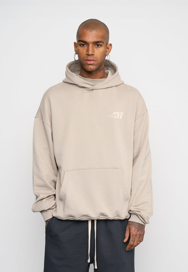 Multiply Spparel Oversize Hoodie NIGHT VISION Vintage Khaki Kostenlose Rückgabe