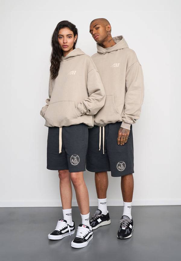 Multiply Spparel Oversize Hoodie NIGHT VISION Vintage Khaki Kostenlose Rückgabe