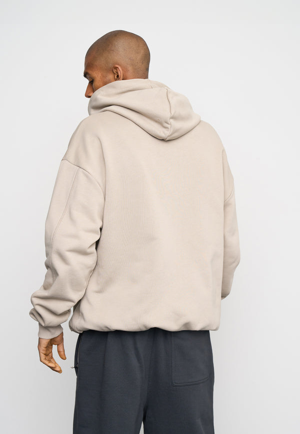 Multiply Spparel Oversize Zip Hoodie ANTIQUE Vintage Khaki Begrenzte Freigabe