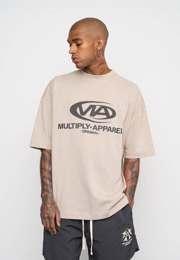 Multiply Spparel Oversize T-Shirt GRIND Vintage Khaki JETZT KAUFEN
