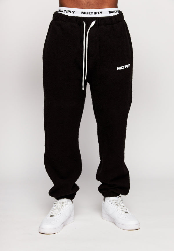 Multiply Spparel Jogger BRUSHED Black Sonderangebot der Fabrik