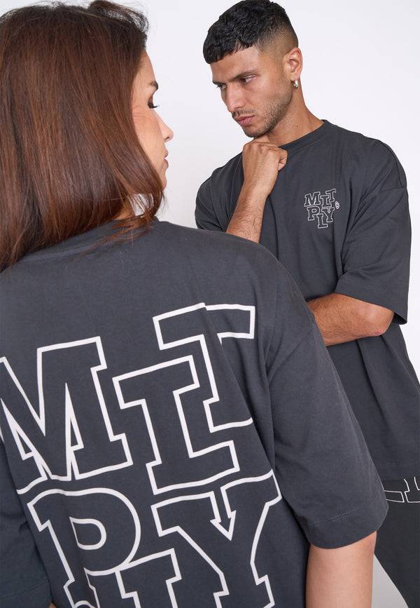 Multiply Spparel Oversize T-Shirt ELISION Black Soda Vierteljährliche Förderung