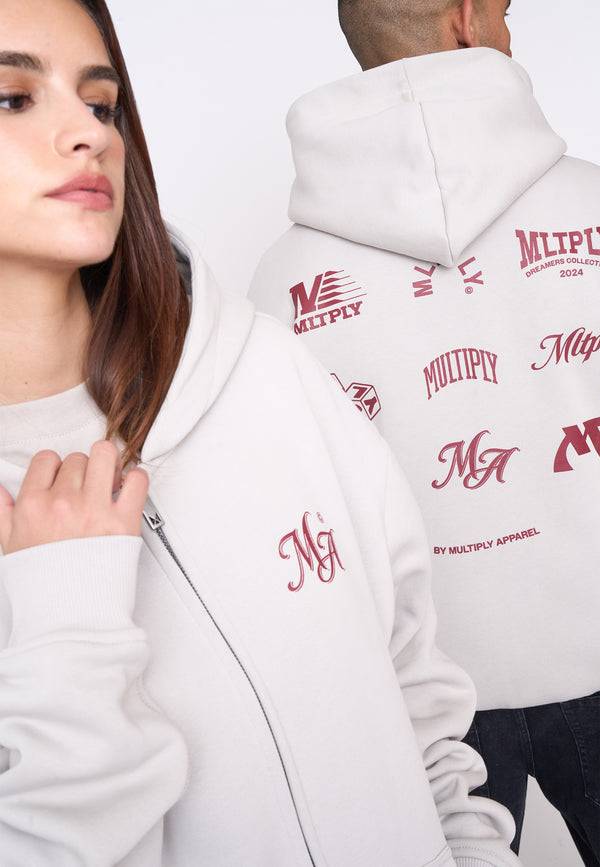 Multiply Spparel Oversize Zip Hoodie COMPETITION Dove Discount Store für neue Produkte
