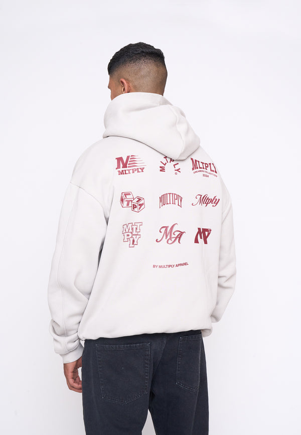 Multiply Spparel Oversize Zip Hoodie COMPETITION Dove Discount Store für neue Produkte