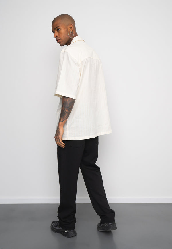 Multiply Spparel Oversize Shirt BARS White Asparagus Online