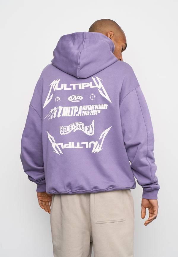 Multiply Spparel Oversize Zip Hoodie TEAMWORK Cadet Schlussverkauf