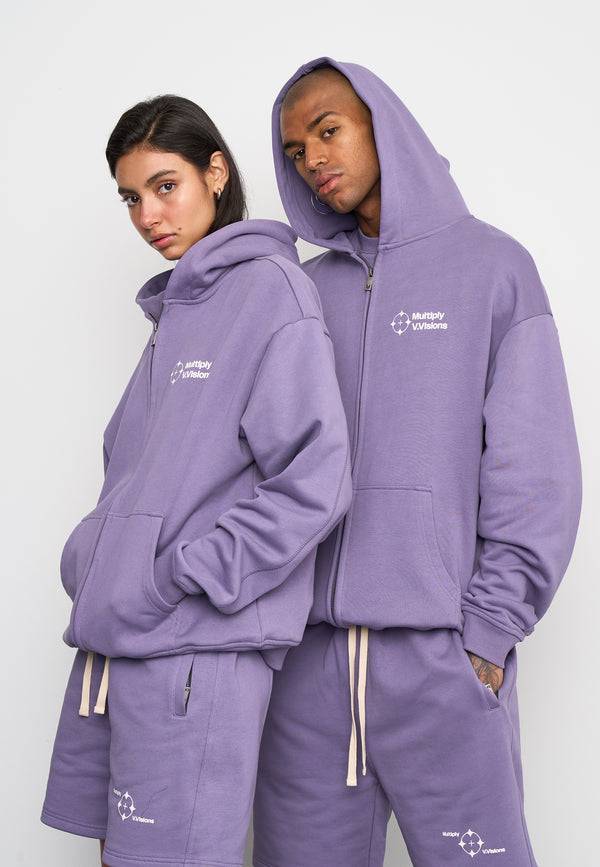 Multiply Spparel Oversize Zip Hoodie VISIONARY Cadet Günstiger Verkauf
