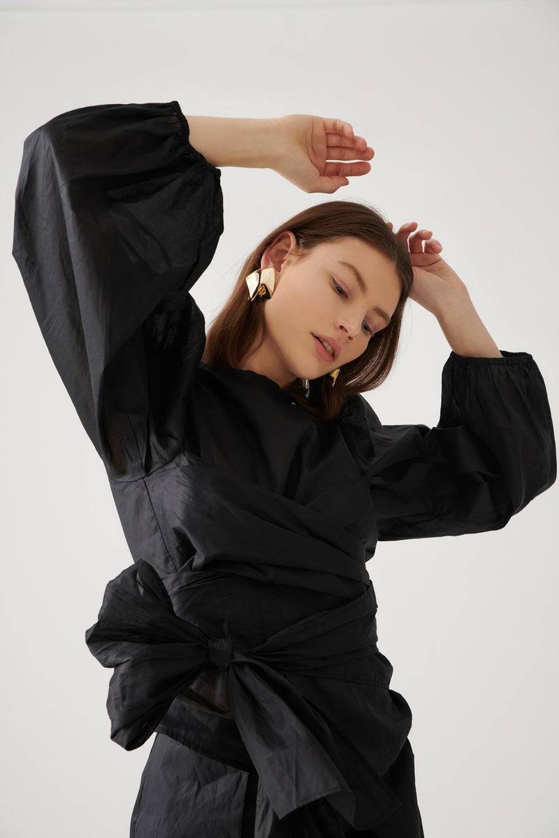 ﻿Mykke Hofmann Cotton Organza Blouse Lyon Weihnachtsangebot