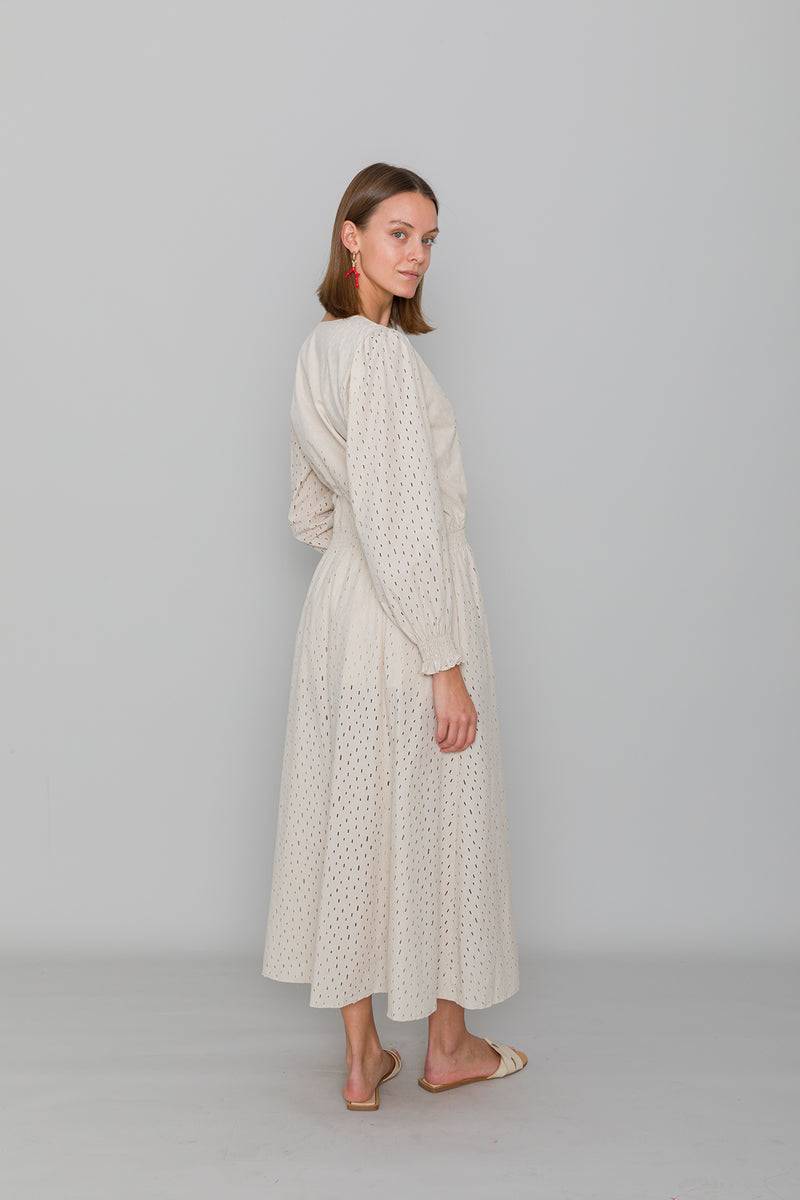 Mykke Hofmann Spitzenkleid Korva aus Bio-Baumwolle Neueste Stile