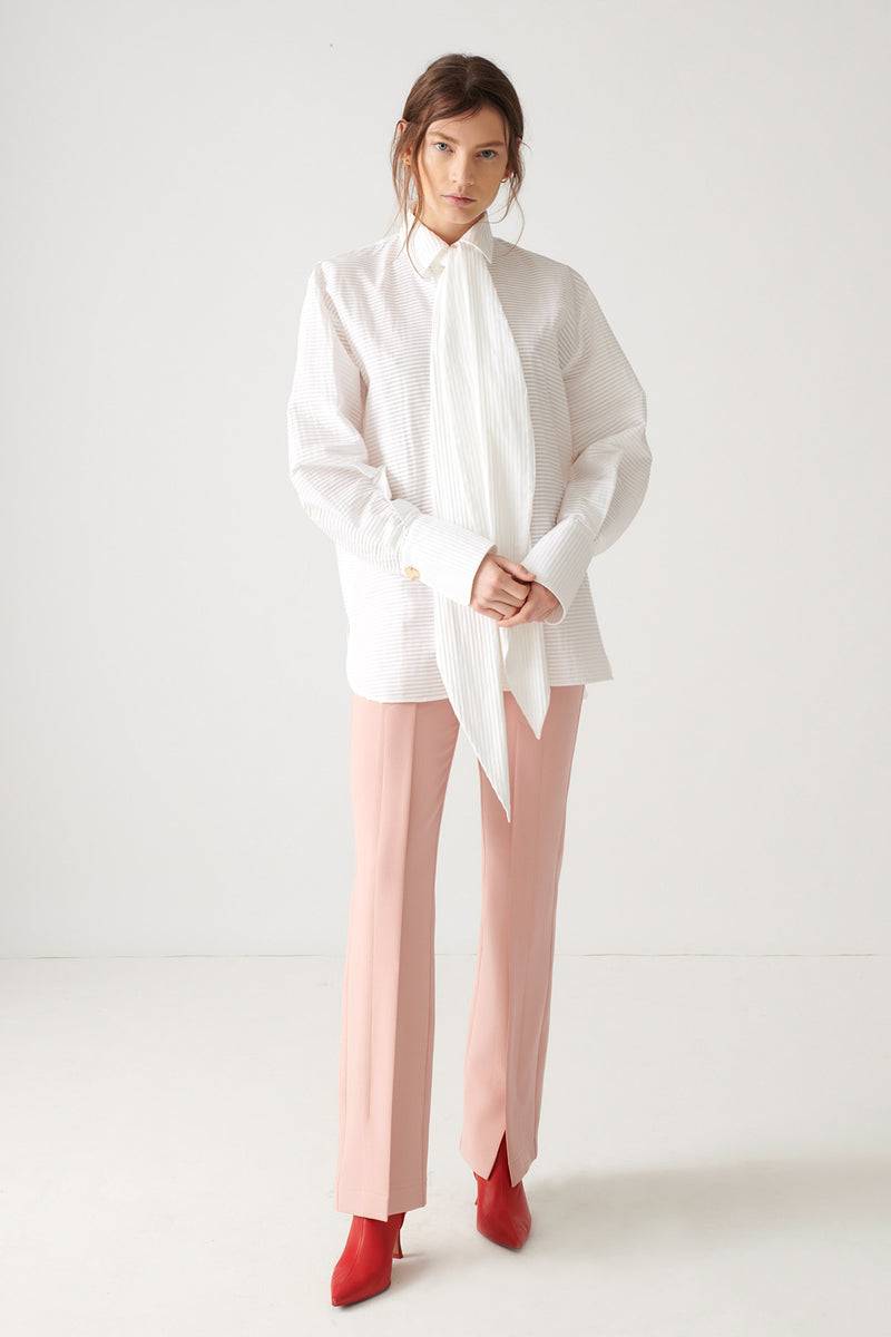 Mykke Hofmann Cotton Plissée Blouse Lylara Kostenloser Versand international