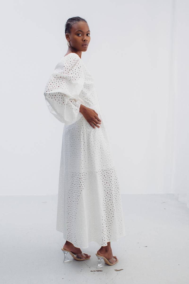 Mykke Hofmann Spitzenkleid Kairo aus Bio-Baumwolle Fabrik Onlineshop