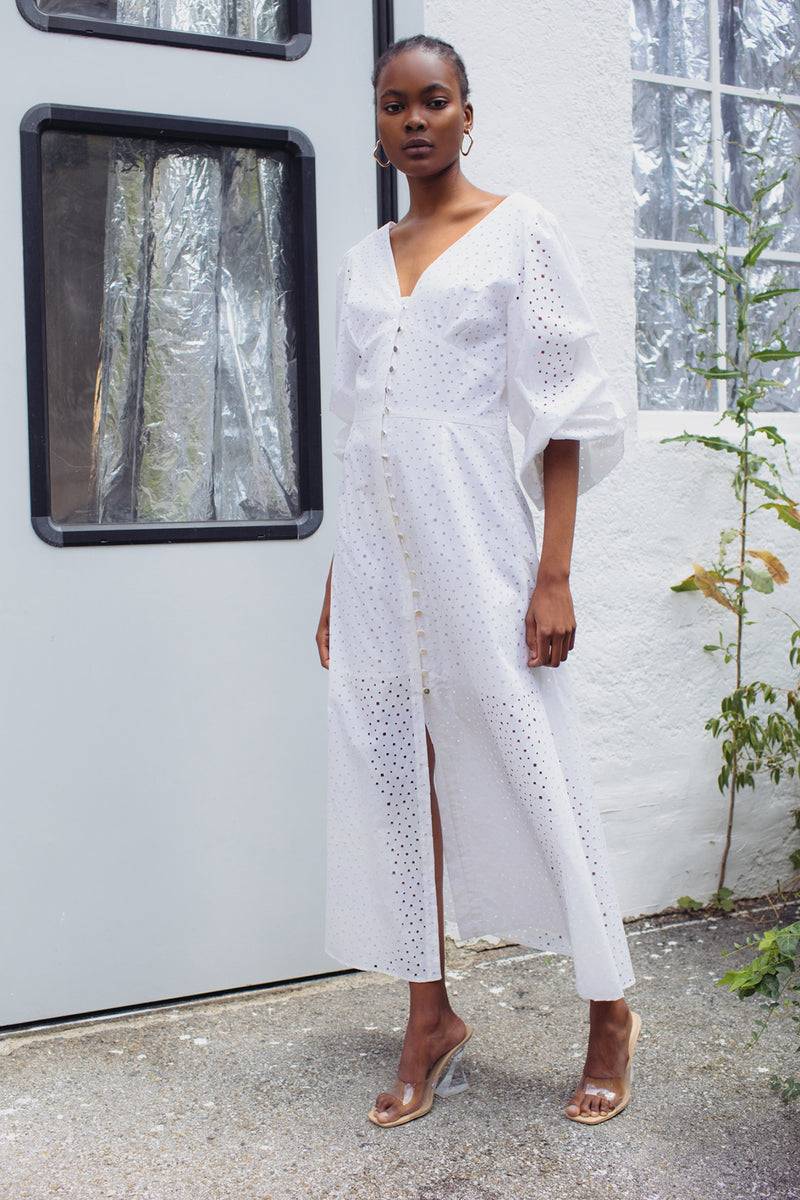 Mykke Hofmann Spitzenkleid Kairo aus Bio-Baumwolle Fabrik Onlineshop