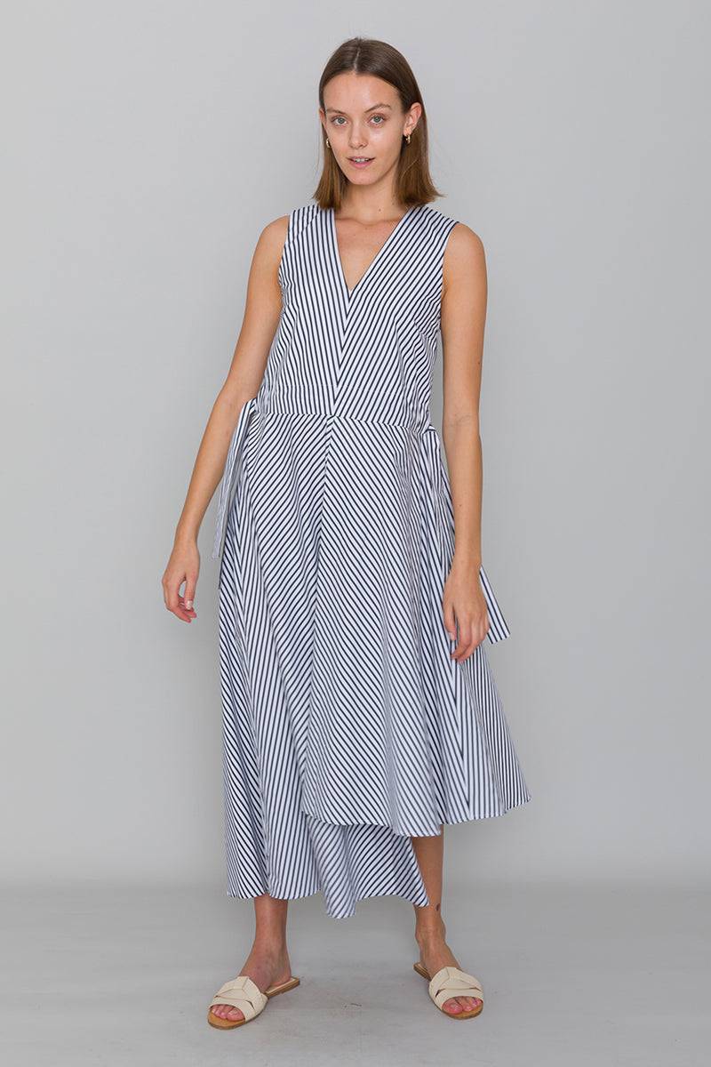 Mykke Hofmann Kleid Kaye aus Bio-Baumwollpopeline Preisnachlass