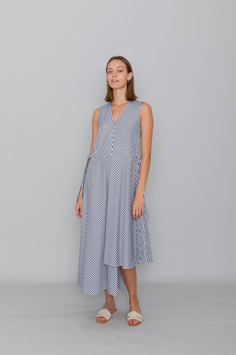 Mykke Hofmann Kleid Kaye aus Bio-Baumwollpopeline Preisnachlass