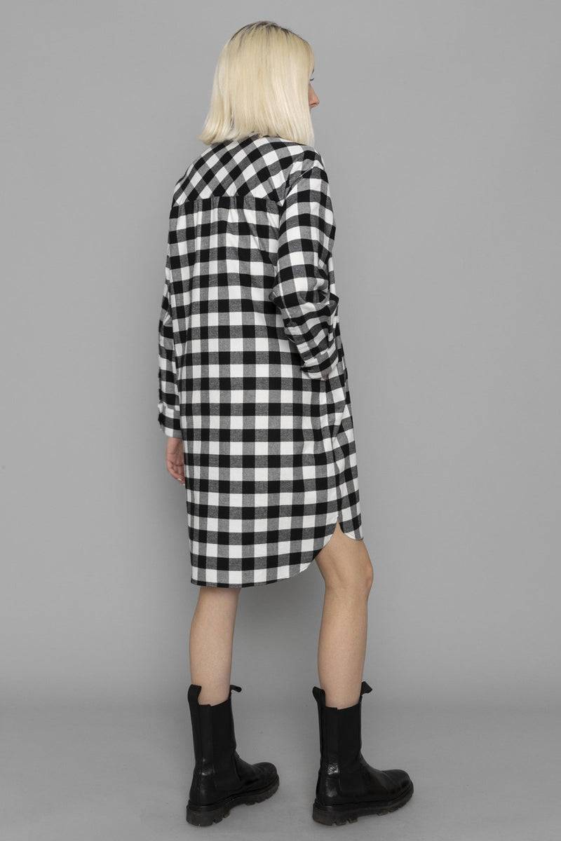 Mykke Hofmann Flanellkleid aus Bio-Baumwolle Klore Valentinstagsangebot